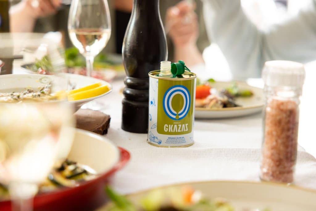Recycle je olijfolie blik